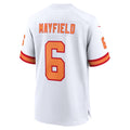 Elroe TB.Buccaneers #6 Baker Mayfield Player White Home Game Stitched Jerseys