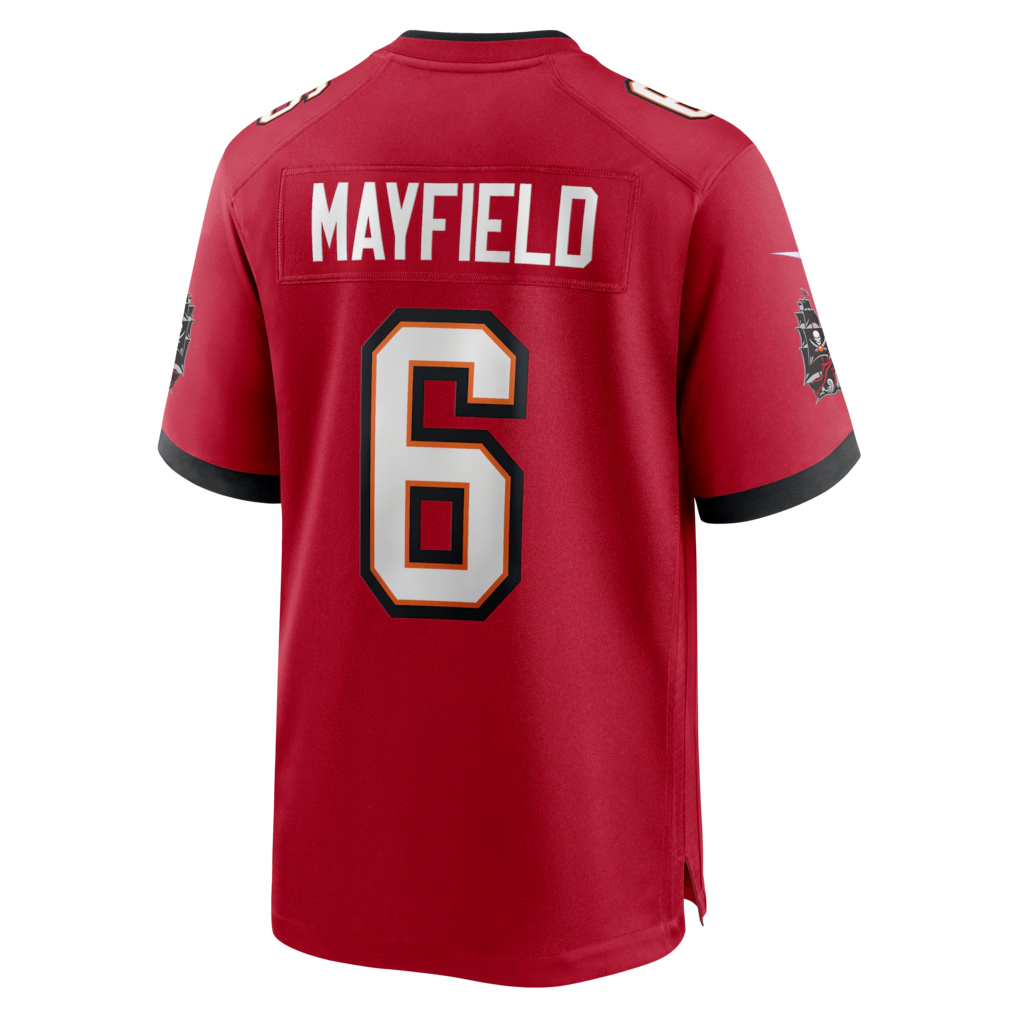 Elroe TB.Buccaneers #6 Baker Mayfield Red Team Game Stitched Jerseys