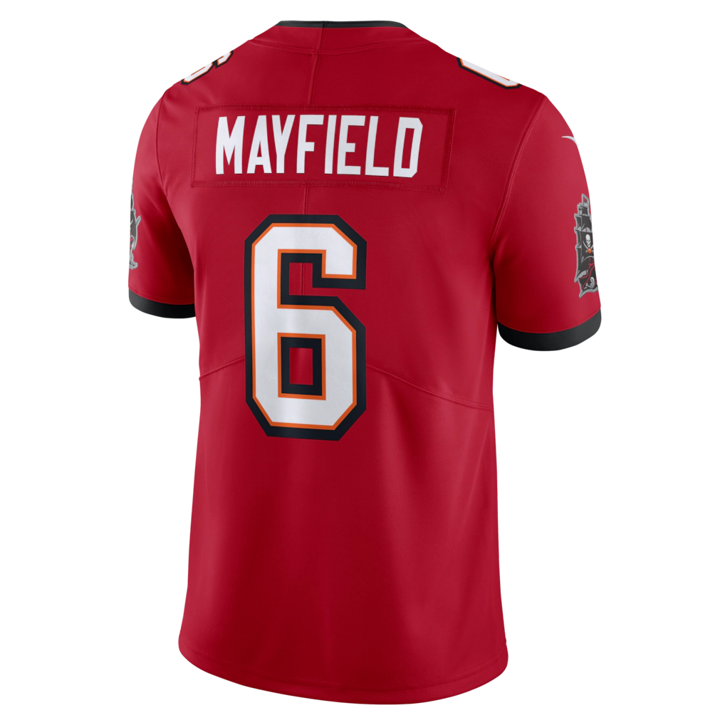 Elroe TB.Buccaneers #6 Baker Mayfield Red Vapor Untouchable Limited Stitched Jerseys