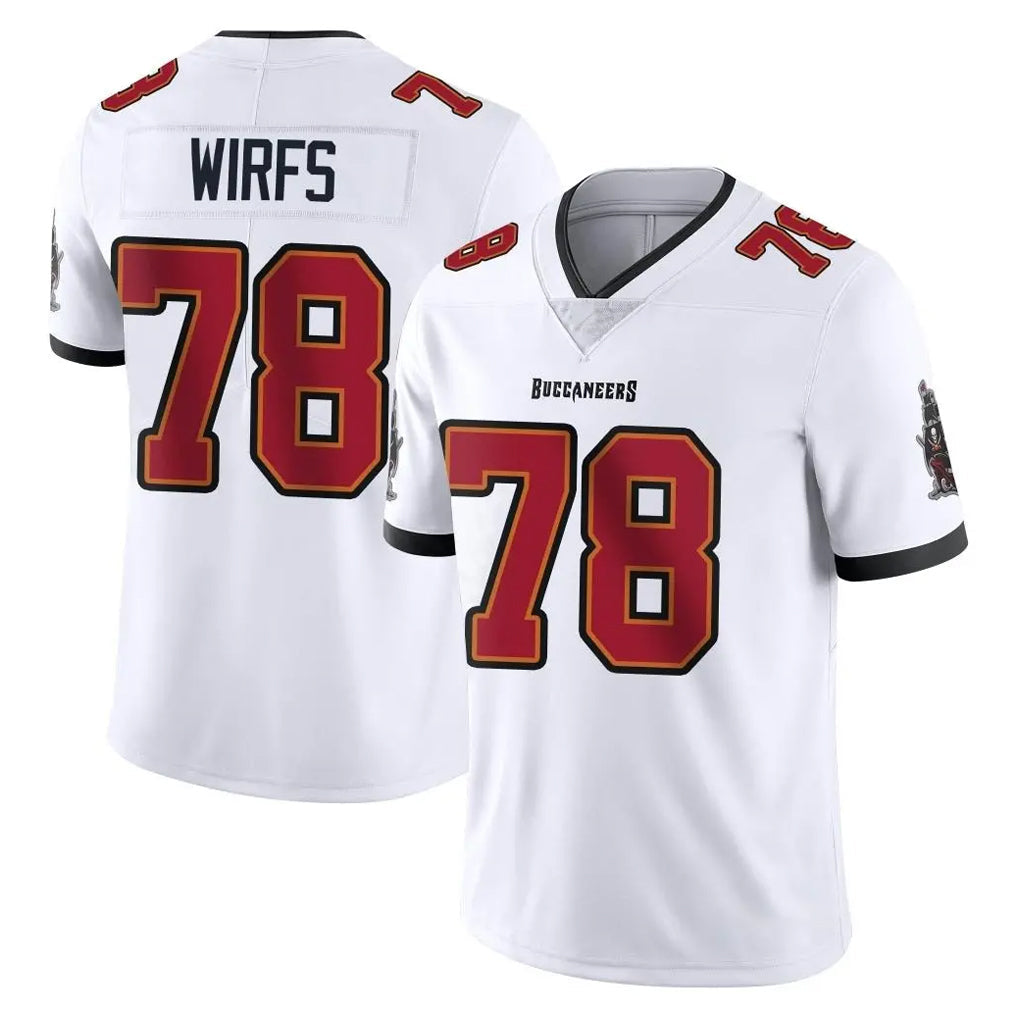 Elroe TB.Buccaneers #78 Tristan Wirfs Player White Limited Vapor Untouchable Home Game Stitched Jerseys