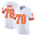 Elroe TB.Buccaneers #78 Tristan Wirfs Player White Limited '76 Vapor F.U.S.E. Home Game Stitched Jerseys