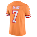 Elroe TB.Buccaneers #7 Bucky Irving Orange Alternate 2 Throwback Vapor F.U.S.E. Limited Stitched Jerseys