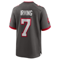 Elroe TB.Buccaneers #7 Bucky Irving Pewter Alternate Game Stitched Jerseys