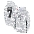 Elroe TB.Buccaneers #7 Bucky Irving Player Arctic Camo Salute to Service Hoodies Stitched Jerseys