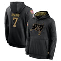 Elroe TB.Buccaneers #7 Bucky Irving Player Black Salute to Service Hoodies Stitched Jerseys