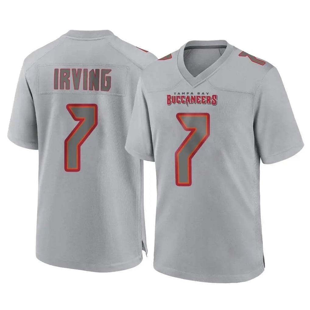 Elroe TB.Buccaneers #7 Bucky Irving Player Gray Atmosphere Fashion Home Game Stitched Jerseys