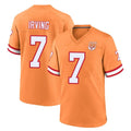 Elroe TB.Buccaneers #7 Bucky Irving Player Orange Throwback Home Game Stitched Jerseys