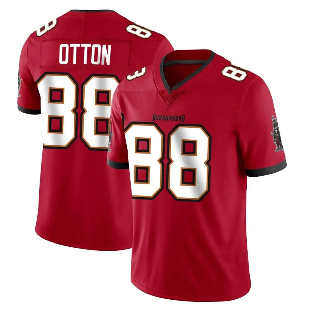 Elroe TB.Buccaneers #88 Cade Otton Player Red Limited Vapor Home Game Stitched Jerseys