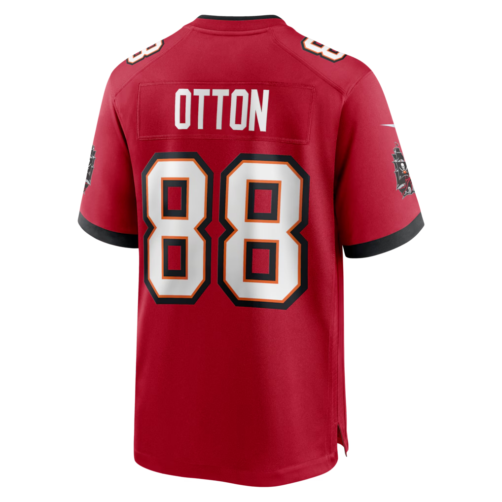 Elroe TB.Buccaneers #88 Cade Otton Red Game Player Stitched Jerseys