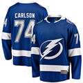 Elroe TB.Lightning #74 John Carlson Blue Home Breakaway Jerseys