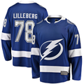 Elroe TB.Lightning #78 Emil Lilleberg Blue Home Premier Breakaway Player Jerseys