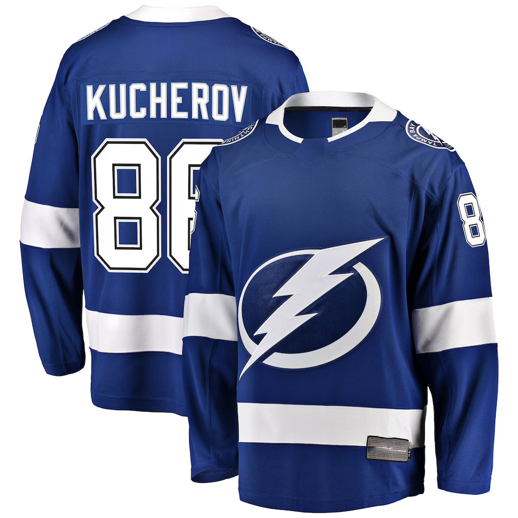 Elroe TB.Lightning #88 Nikita Kucherov Blue Home Breakaway Player Jerseys