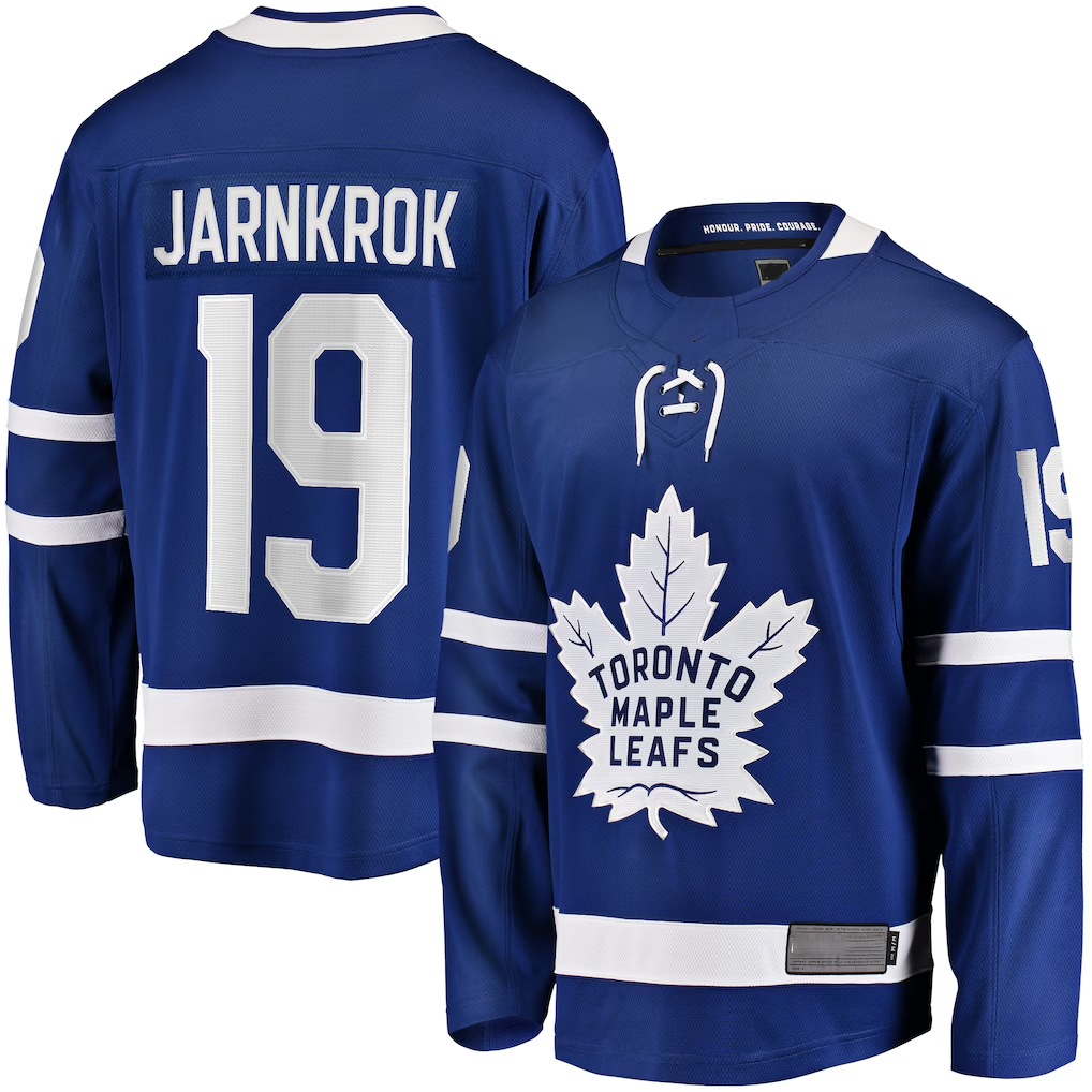 Elroe T.Maple Leafs #19 Calle Jarnkrok Blue Home Breakaway Player Jerseys