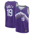 Elroe U.Jazz #19 Ace Bailey Fanatics Purple Fast Break Replica Jerseys - Icon Edition