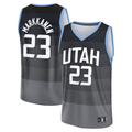 Elroe U.Jazz #23 Lauri Markkanen Fanatics Black 2025-2026 City Edition Fast Break Jerseys