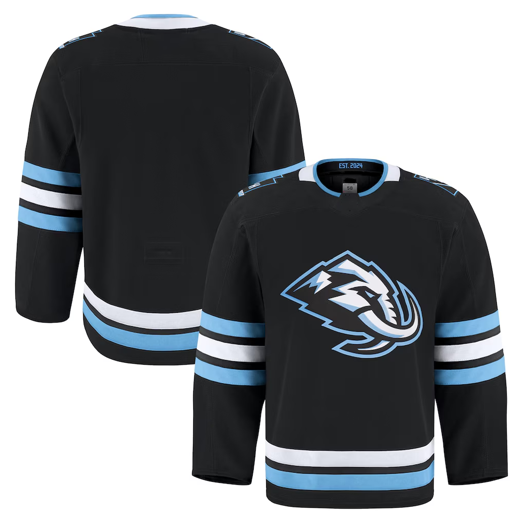 Elroe U.Mammoth Black Home Authentic Pro Jerseys