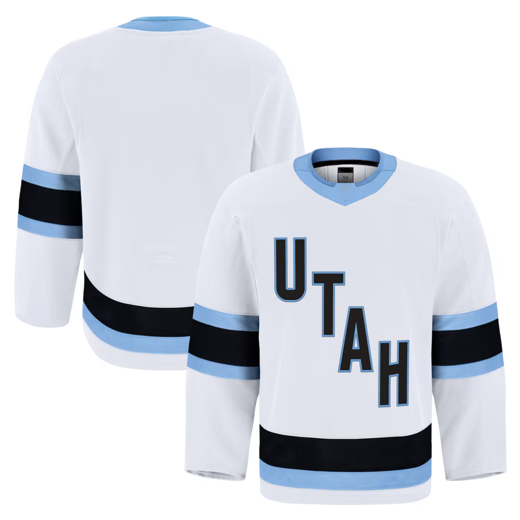 Elroe U.Mammoth White Away Authentic Pro Jerseys