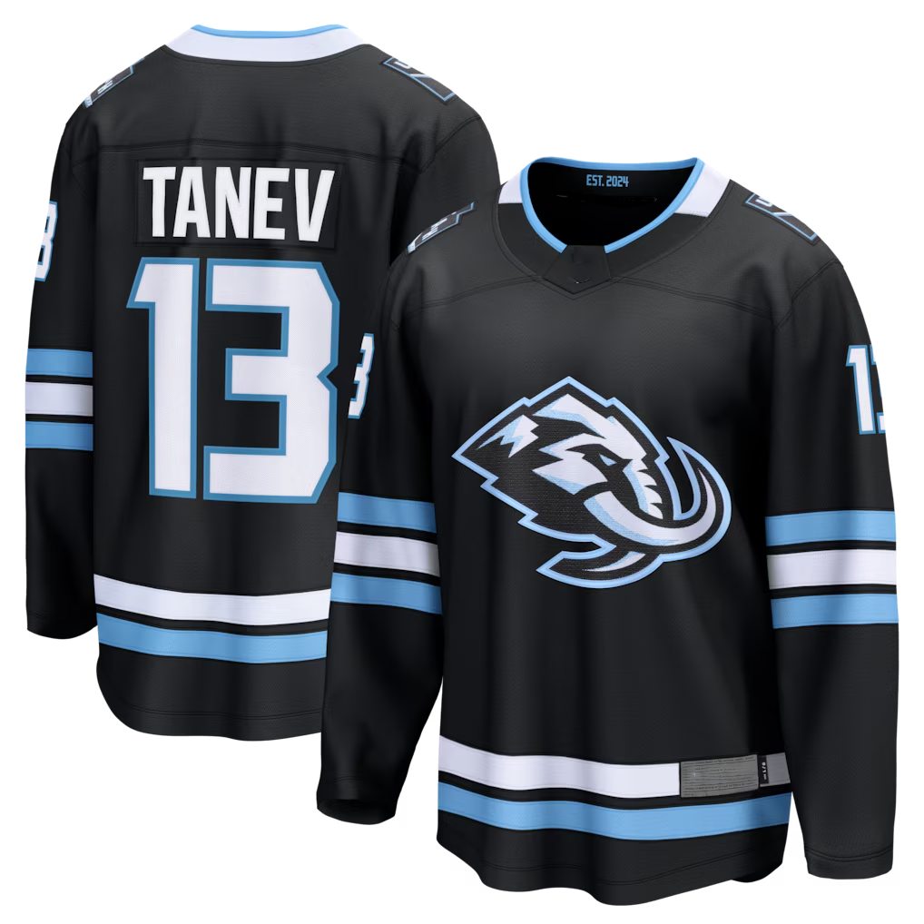 Elroe U.Mammoth #13 Brandon Tanev Black Home Breakaway Player Jerseys