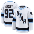 Elroe U.Mammoth #92 Logan Cooley White Away Premium Player Jerseys