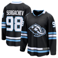 Elroe U.Mammoth #98 Mikhail Sergachev Black Home Breakaway Player Jerseys