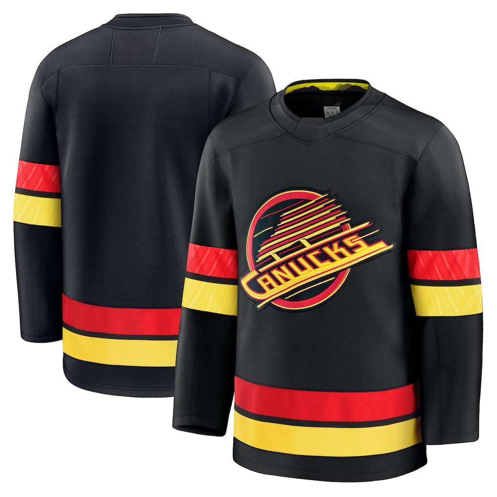 Elroe V.Canucks Black Alternate Premium Jerseys