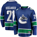 Elroe V.Canucks #21 Nils Hoglander Blue Home Premier Breakaway Player Jerseys