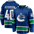 Elroe V.Canucks #40 Elias Pettersson Blue Home Breakaway Jerseys