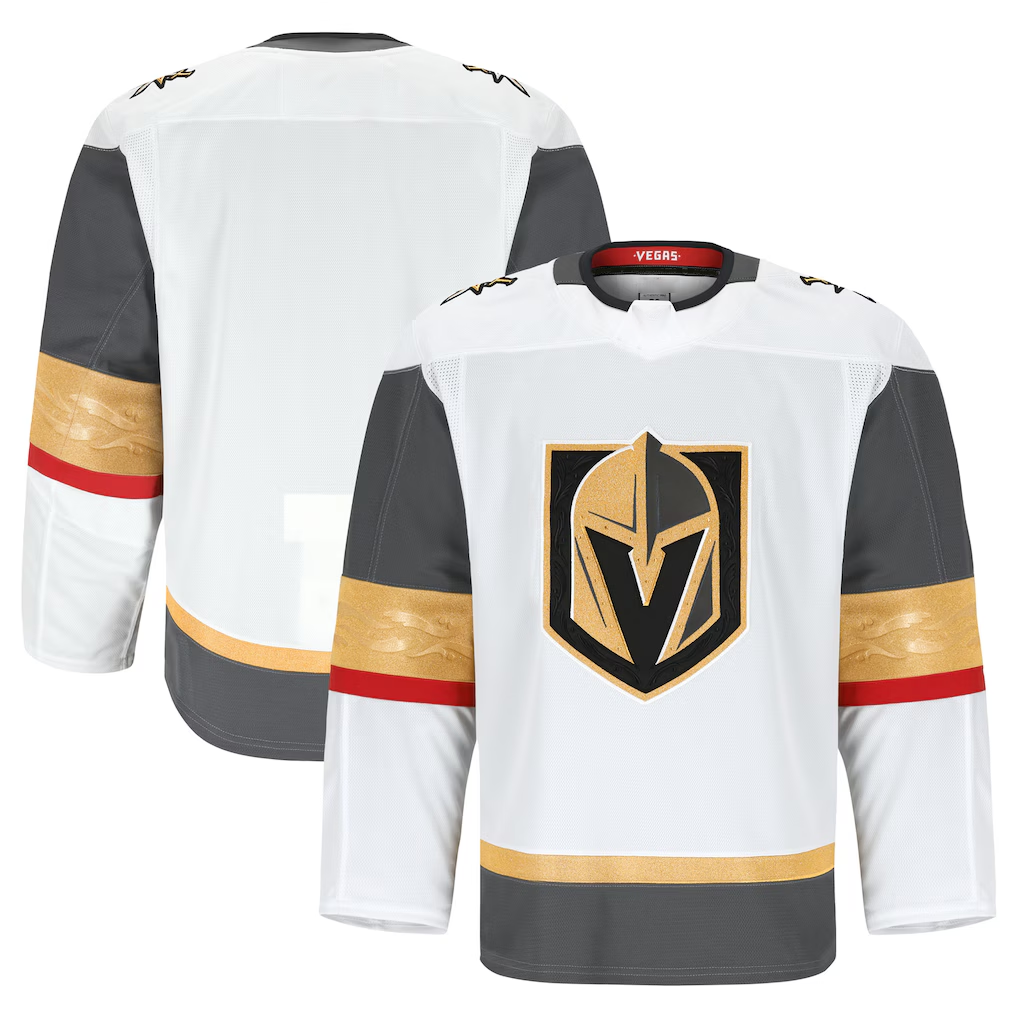 Elroe V.Golden Knights White Away Authentic Pro Jerseys