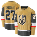 Elroe V.Golden Knights #27 Shea Theodore Gold Home Breakaway Jerseys