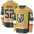 Elroe V.Golden Knights #52 Dylan Coghlan Gold Home Breakaway Jerseys