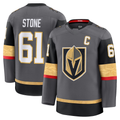 Elroe V.Golden Knights #61 Mark Stone Gray Alternate Premium Jerseys