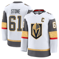 Elroe V.Golden Knights #61 Mark Stone White Away Premium Jerseys
