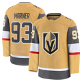 Elroe V.Golden Knights #93 Mitch Marner Gold Home Premium Jerseys