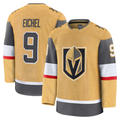 Elroe V.Golden Knights #9 Jack Eichel Gold Home Premium Jerseys
