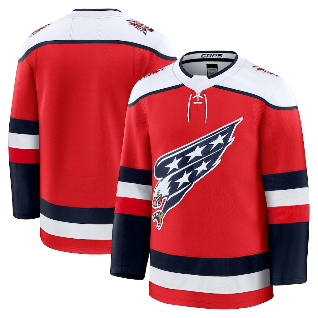 Elroe W.Capitals Red Alternate Premium Jerseys