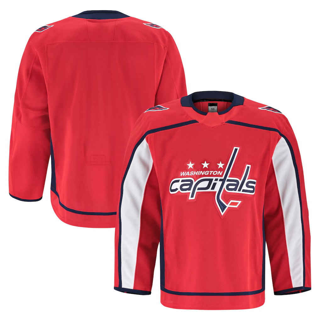 Elroe W.Capitals Red Home Authentic Pro Jerseys