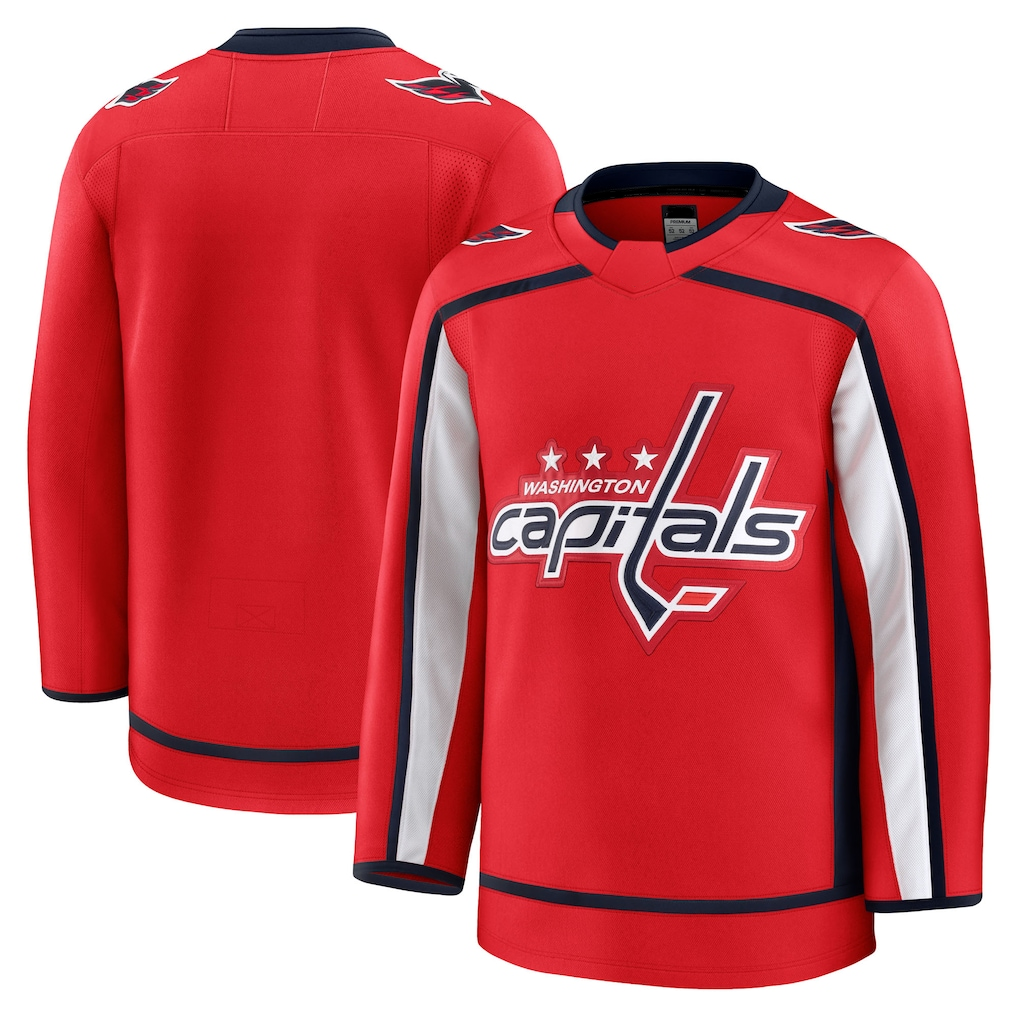 Elroe W.Capitals Red Home Premium Jerseys