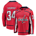 Elroe W.Capitals #34 Justin Sourdif Red Home Breakaway Jerseys