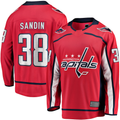 Elroe W.Capitals #38 Rasmus Sandin Red Home Breakaway Jerseys