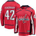 Elroe W.Capitals #42 Martin Fehervary Red Home Breakaway Player Jerseys