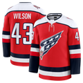 Elroe W.Capitals #43 Tom Wilson Red Alternate Premium Player Jerseys