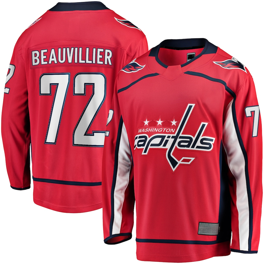 Elroe W.Capitals #72 Anthony Beauvillier Red Home Breakaway Jerseys