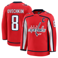 Elroe W.Capitals #8 Alexander Ovechkin Red Home Premium Jerseys