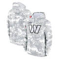 Elroe W.Commanders Arctic Camo Limited Salute to Service Pullover Hoodies Game Blank Player Stitched Jerseys