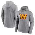 Elroe W.Commanders Gray LOGO Pullover Hoodies Game Blank Player Stitched Jerseys