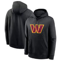 Elroe W.Commanders Gray Pullover Hoodies Game Blank Player Stitched Jerseys