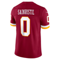 Elroe W.Commanders #0 Mike Sainristil Burgundy Team Vapor F.U.S.E. Stitched Limited Jerseys