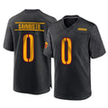 Elroe W.Commanders #0 Mike Sainristil Player Black Home Game Stitched Jerseys