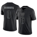 Elroe W.Commanders #0 Mike Sainristil Player Black RFLCTV Limited Stitched Jerseys