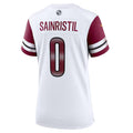 Elroe W.Commanders #0 Mike Sainristil Player White Home Game Stitched Jerseys